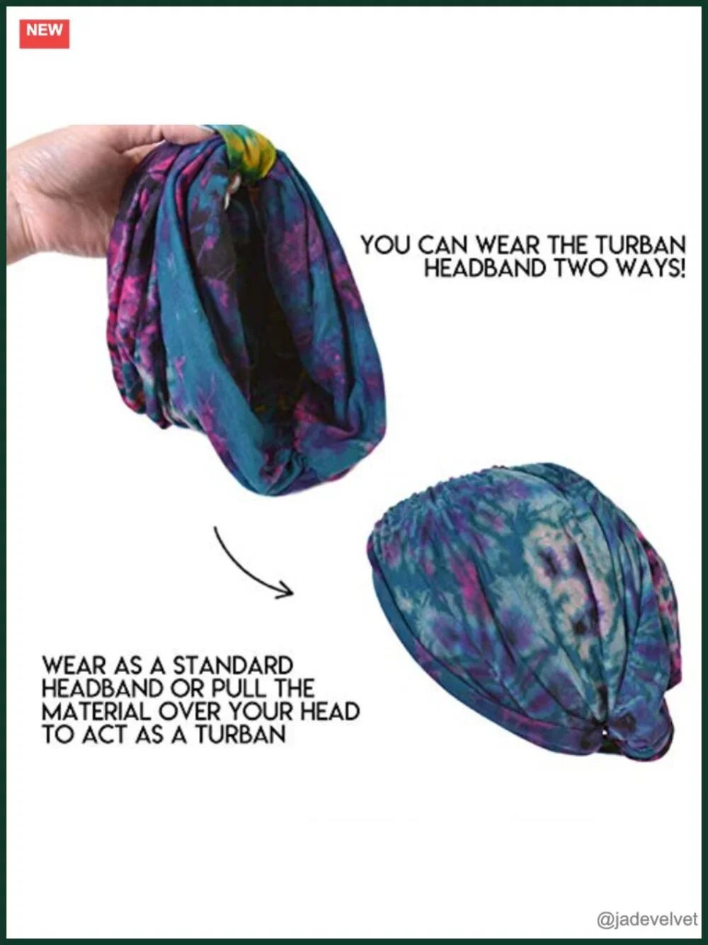 Chunky Knot Headwrap Turban Hair Wrap Elastic Scarf Boho Bandana Unisex